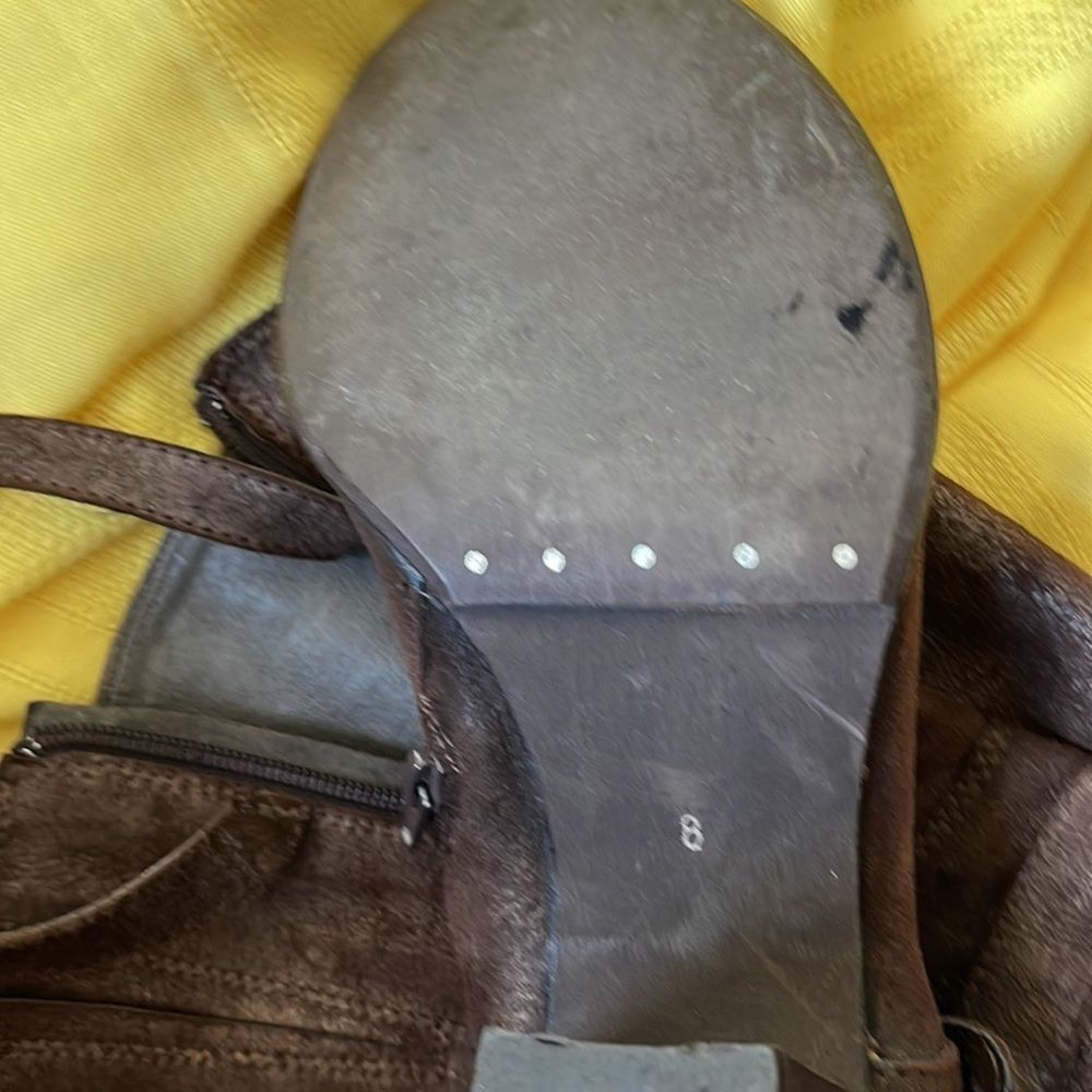 AFEF Disstressed Cowboy Boots‎ - Picture 3 of 8